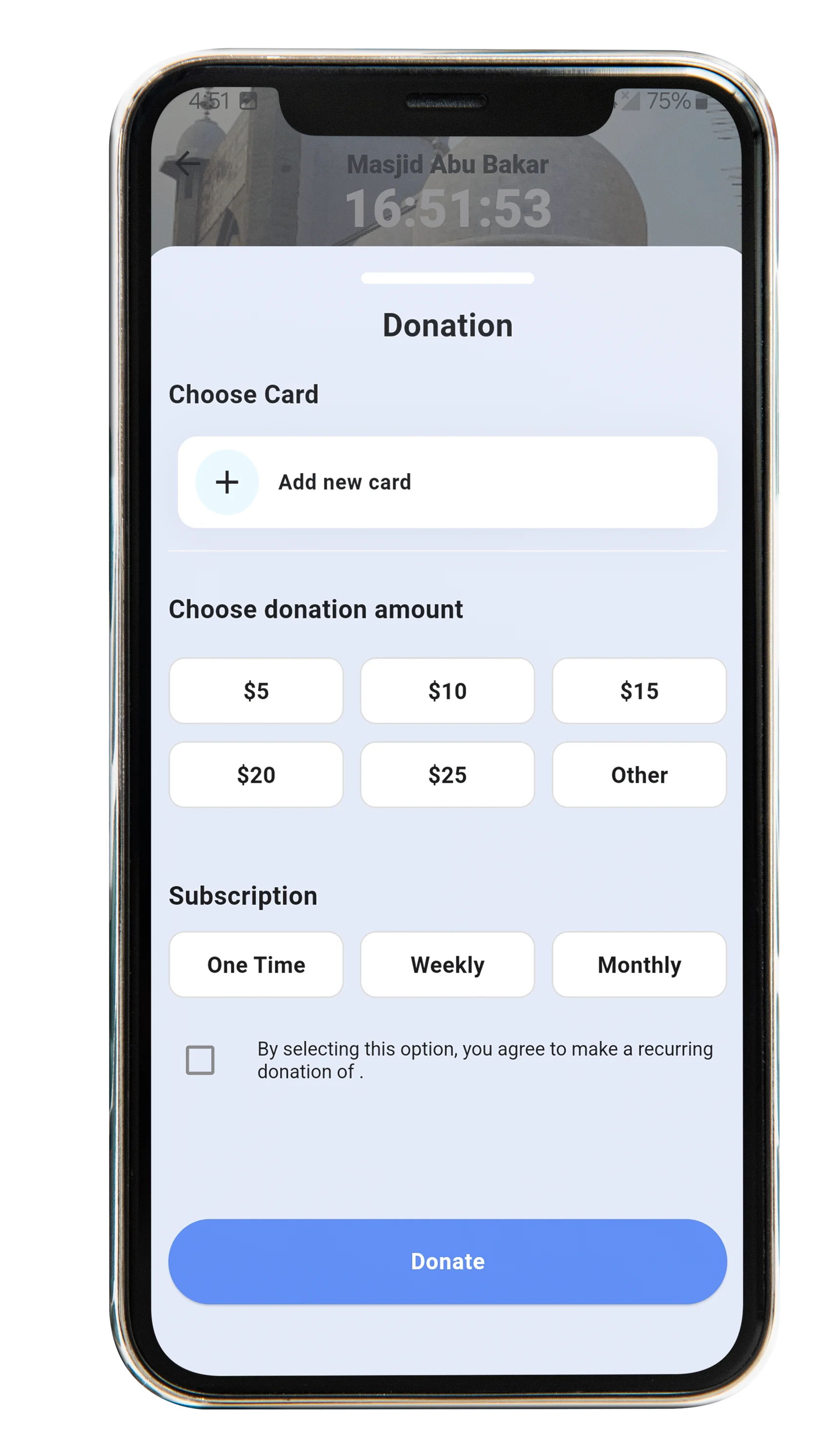 One-Tap Donations
